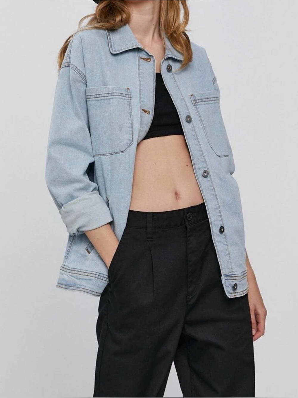 Vans “Leila” Classic Light Blue Denim Jacket NWT